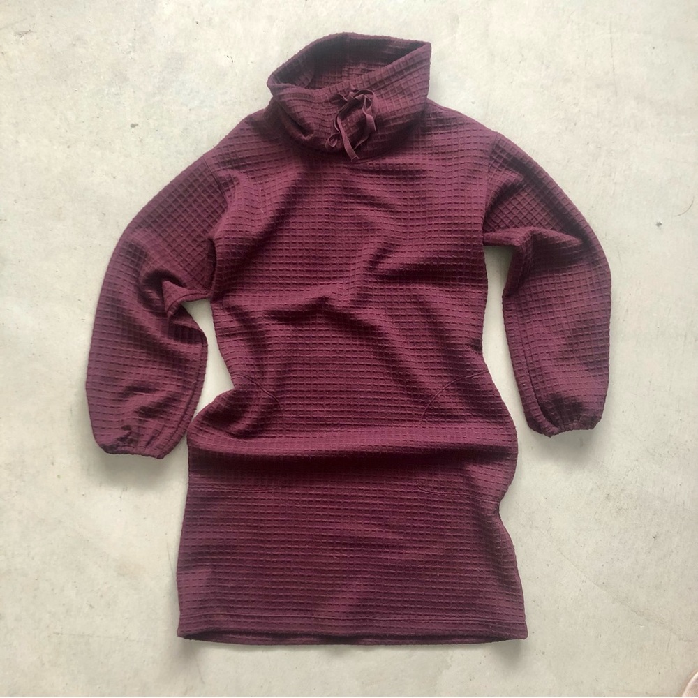 Maroon pull on dress